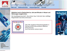 Tablet Screenshot of das-sichere-haus.info